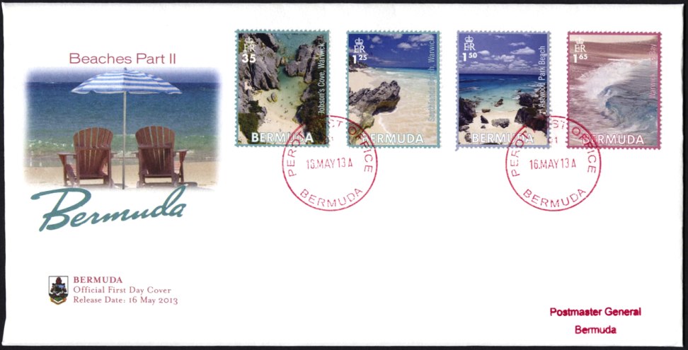 2013 May 16 Bermuda beach stamps pt 2