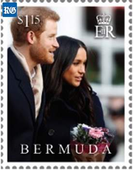 2018 Royal Wedding postage stamp