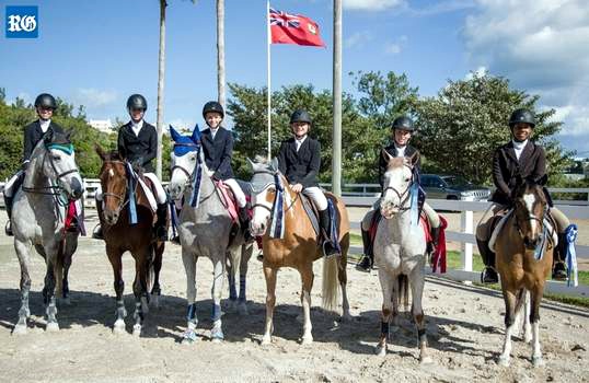 Bermudians on their horses