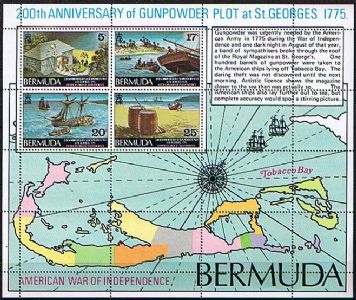 Bermuda Gunpowder Plot August 1775