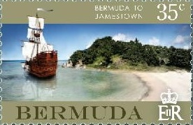 Bermuda stamp Jamestown