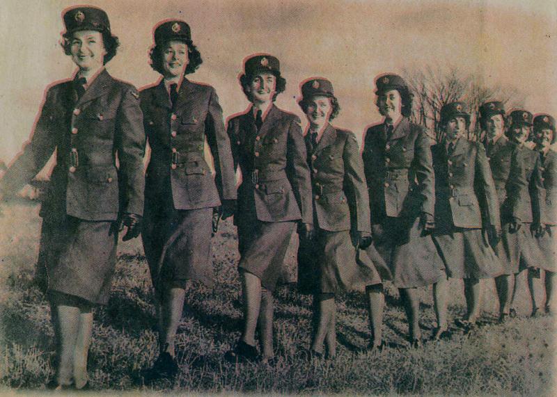 Bermudian women in the Royal Canadian Air Force in World War 2.