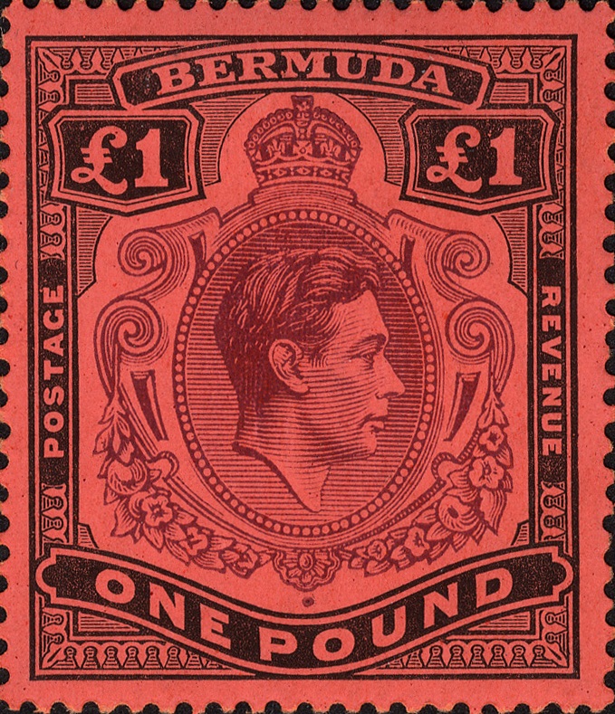 Bermuda stamp 1st November 1937