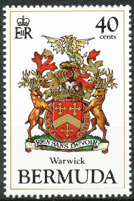 Warwick Parish stamp