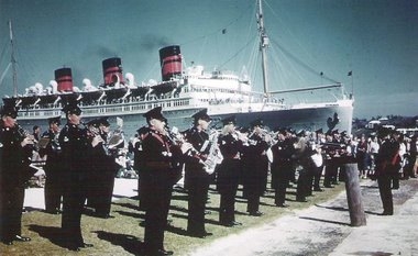 DCLI on parade at Albouy's Point