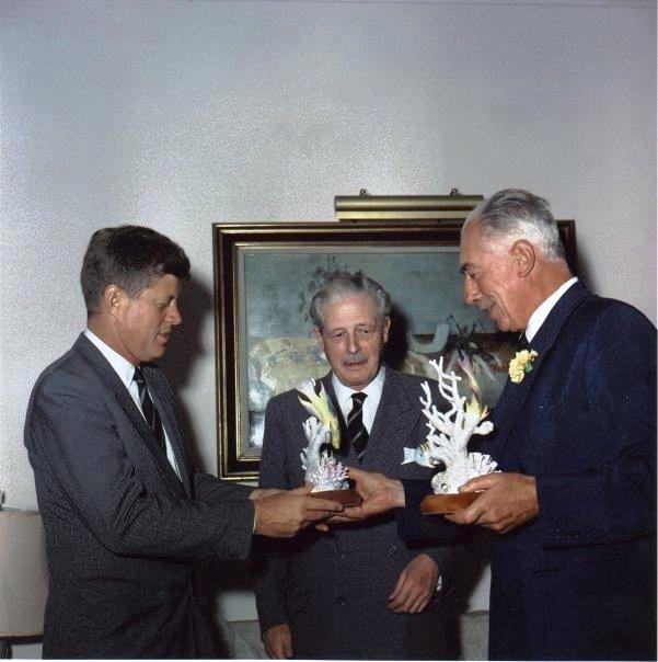 Kennedy and Macmillan in Bermuda 3