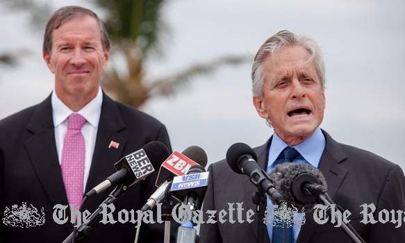 Michael Douglas and Premier, November 2014