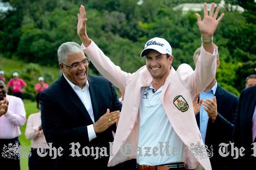 Adam Scott with Premier