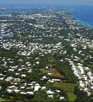 Population density shows in closeness of housing