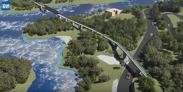 Proposed new Flatts Railway Trail Bridge