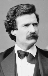 Twain as a younger man, in Bermuda