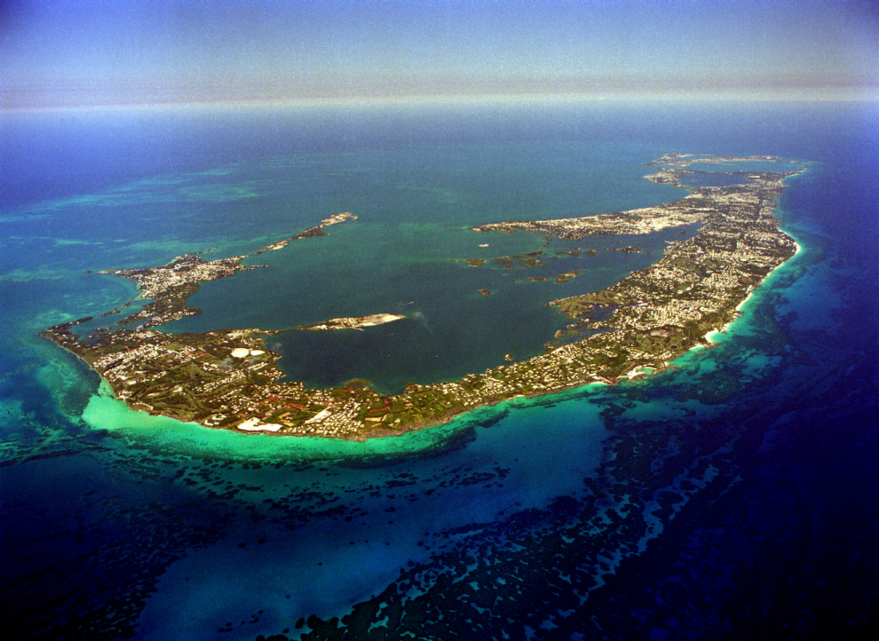 Bermuda from the air
