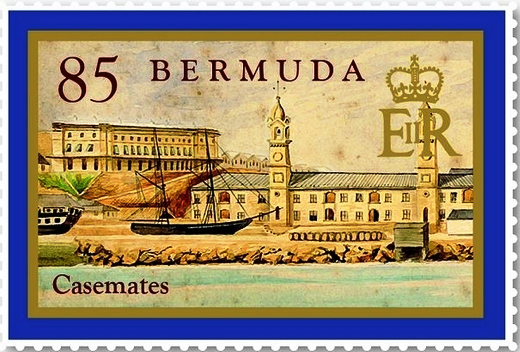 Bermuda stamp Casemates Dockyard 2011