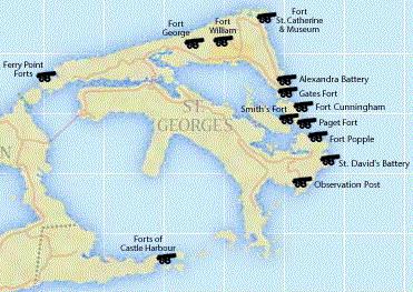 bermuda forts eastern western public list