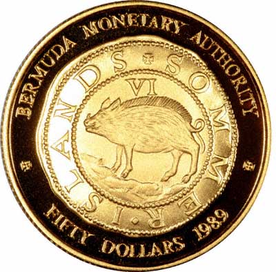 Hogge money 1989 gold commemorative 