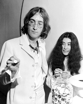 John Lennon and Yoko Ono