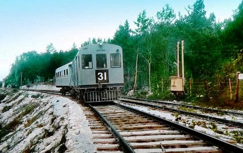 Bermuda railway car