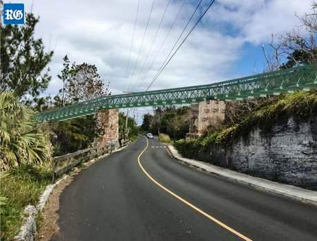 railway bridge north shore Flatts