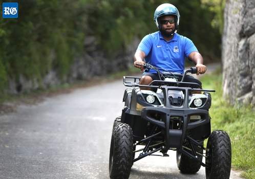 Quad bikes on Railway Trail