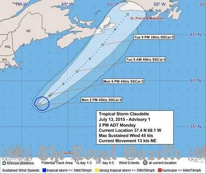 Tropical Storm Claudette