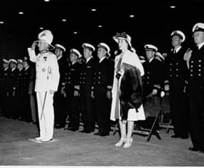 1944 April 6, Governor salutes US Navy