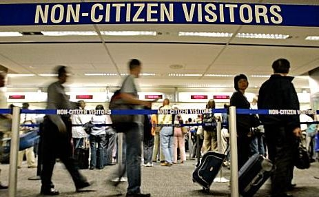 Bermuda airport arrivals