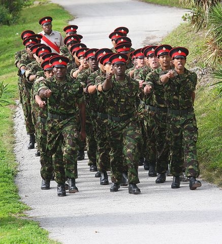 Bermuda Regiment Recruits