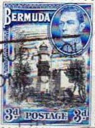 St. David's Lighthouse 1943 stamp