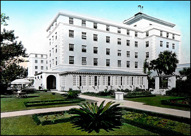 Bermudiana Hotel, destroyed by fire September 4, 1958