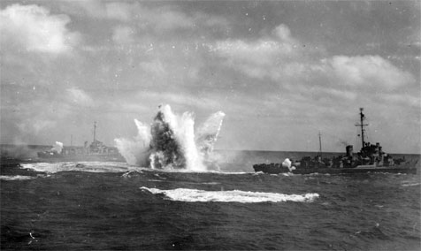Capture of German U-boat 505 by US Navy