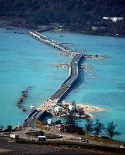 Causeway and bridge