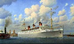 Queen of Bermuda sailing from New York August 1939