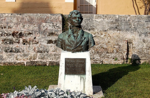 His monument in St. George's