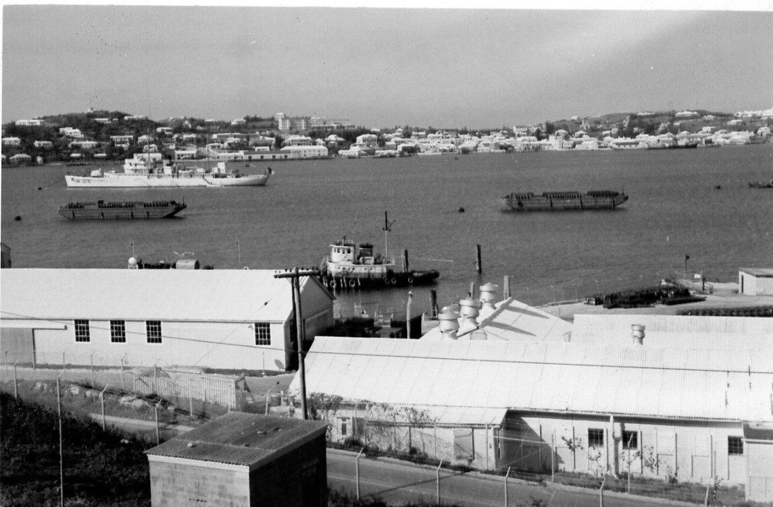 US Navy, Ordnance Island, St. George's, World War 2