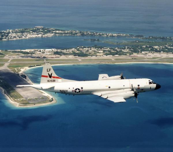 US Navy aircraft over Bermuda