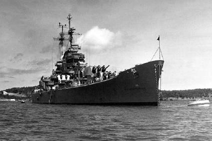 USS Rochester, Bermuda 1948