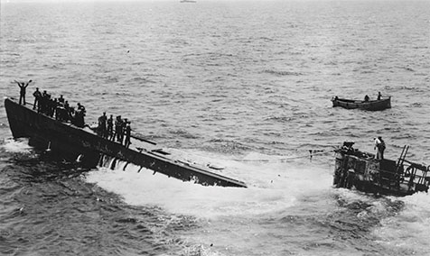 Capture of German U-boat 505 by US Navy