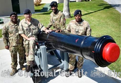 regiment's historic cannon