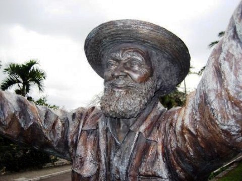 Statue of Johnny Barnes