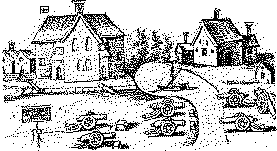 Town in 1618